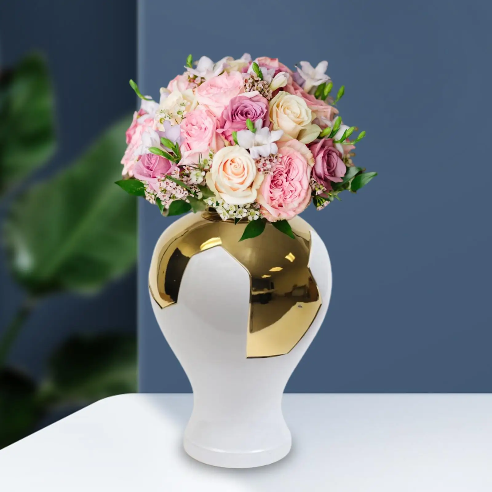 Ginger Jar Cosmetic Containers Centerpiece Organizer Temple Jar Flower Vase for Display Home Decoration Bedroom Party Weddings
Ginger Jar Cosmetic Containers Centerpiece Organizer Temple Jar Flower Vase for Display Home Decoration Bedroom Party Weddings