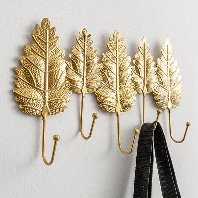 Nordic Leaves Iron Hooks Plant Key Holder Metal Hooks Golden Leaf Model Minimalist Wall Mounted Hooks For Hanging Gift
Nordic Leaves Iron Hooks Plant Key Holder Metal Hooks Golden Leaf Model Minimalist Wall Mounted Hooks For Hanging Gift
