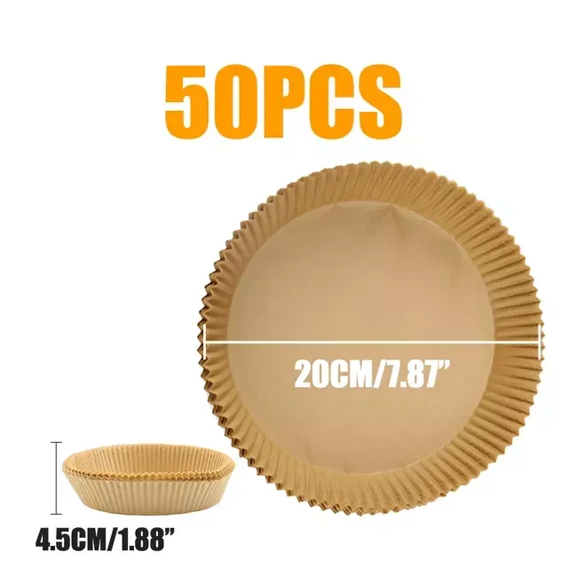 Air Fryer Parchment Paper Liner Oil-proof Water-proof Paper Tray Non-Stick Baking Mat for Oven Air Fryer Accessories
Air Fryer Parchment Paper Liner Oil-proof Water-proof Paper Tray Non-Stick Baking Mat for Oven Air Fryer Accessories