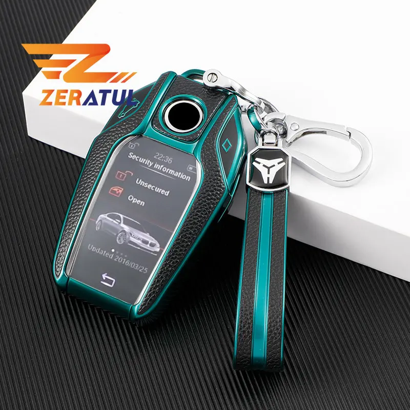 TPU Leather Car Key Case Cover For BMW LCD Smart New 5 Series 53016 Series GT Car X3 7 Series Keys Covers 740 Keychain Protector
TPU Leather Car Key Case Cover For BMW LCD Smart New 5 Series 53016 Series GT Car X3 7 Series Keys Covers 740 Keychain Protector