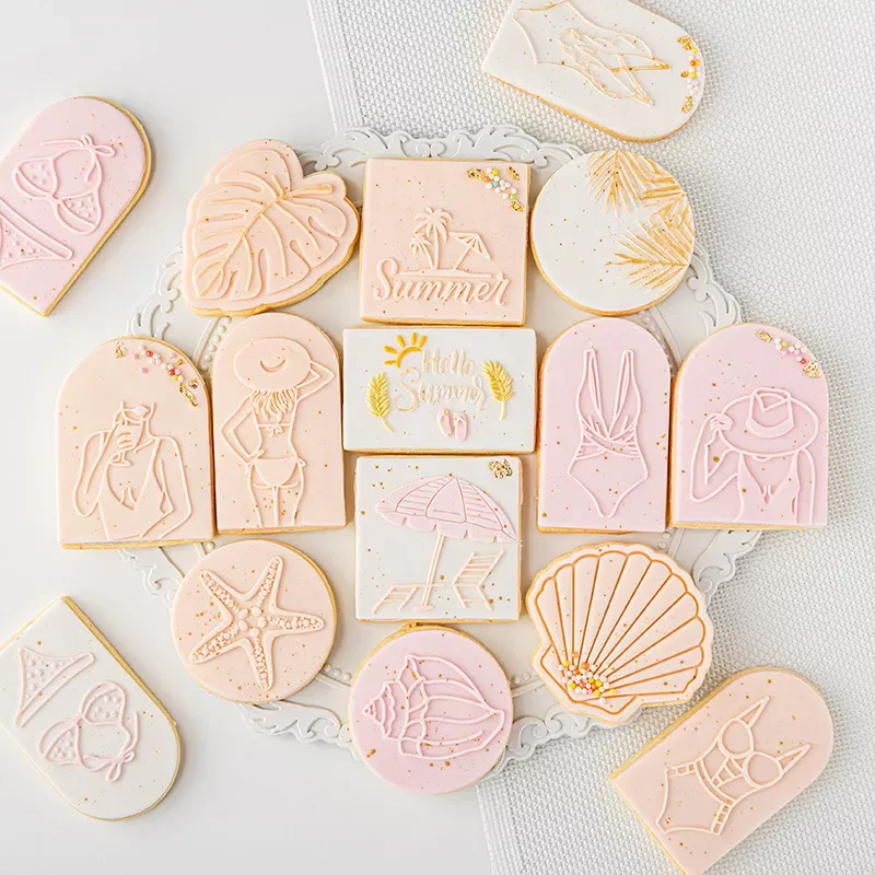 2022New Girl Cookie Cutter Cake Baking Decoration Tools Cookie Embossing Die Summer Girl Beach Shell Cartoon Fondant Cookie Mold
2022New Girl Cookie Cutter Cake Baking Decoration Tools Cookie Embossing Die Summer Girl Beach Shell Cartoon Fondant Cookie Mold