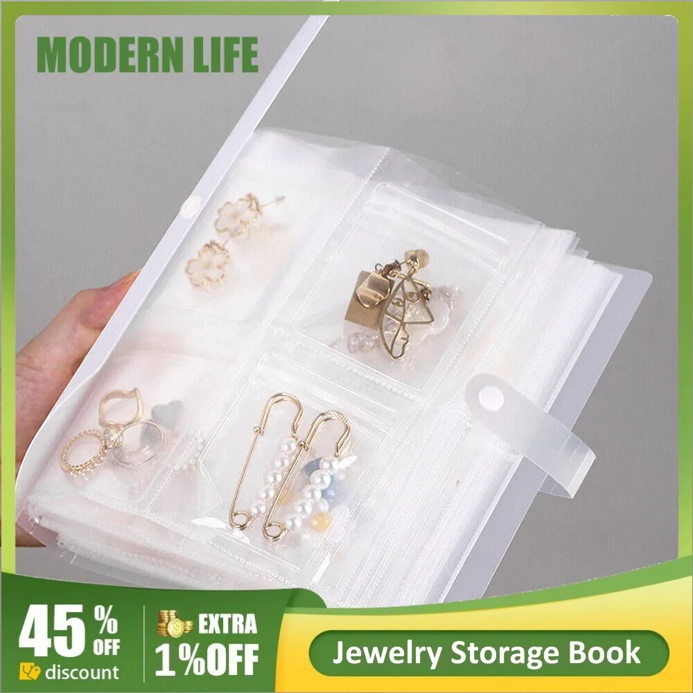 Jewelry Storage Booklet Organizer Bag Transparent Storage Book Necklace Bracelet Ring Holder Jewelry Storage Book Display160Grid
Jewelry Storage Booklet Organizer Bag Transparent Storage Book Necklace Bracelet Ring Holder Jewelry Storage Book Display160Grid