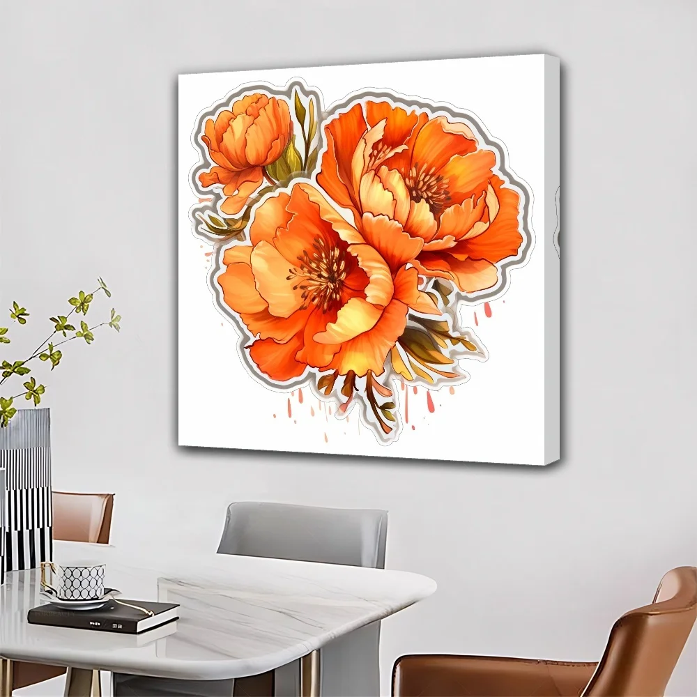 Forbeauty три оранжевых пиона Современный художественный Декор Рамка галерея холст живопись красочная ваза античный для украшения дома 
Forbeauty три оранжевых пиона Современный художественный Декор Рамка галерея холст живопись красочная ваза античный для украшения дома