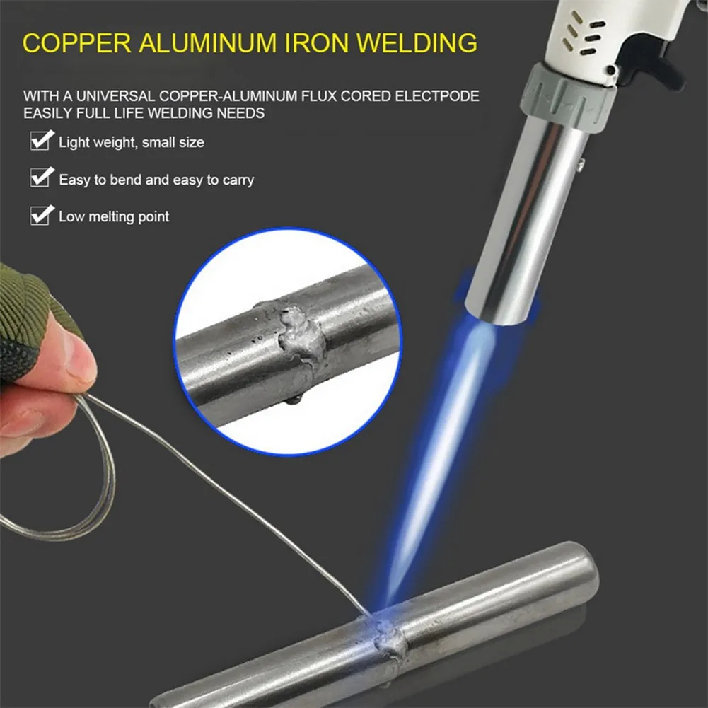 50pcs Aluminum Solution Welding Flux-Cored Rods Wire Brazing Rod 1.6MM X 330mm Welding Electrodes Metal Processing
50pcs Aluminum Solution Welding Flux-Cored Rods Wire Brazing Rod 1.6MM X 330mm Welding Electrodes Metal Processing