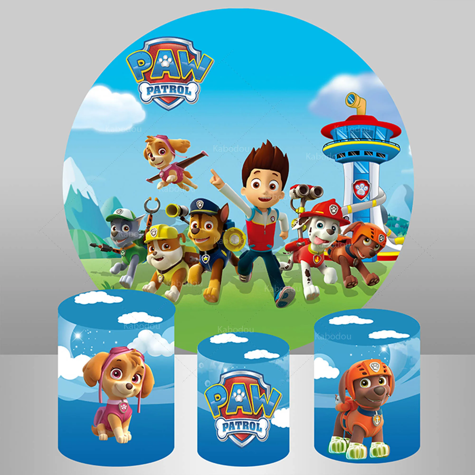Paw Patrol Backdrop Round Covers Decoration Kids Happy Birthday Party Background Dog Anime Cylinder Photo Prop Banner Poster
Paw Patrol Backdrop Round Covers Decoration Kids Happy Birthday Party Background Dog Anime Cylinder Photo Prop Banner Poster