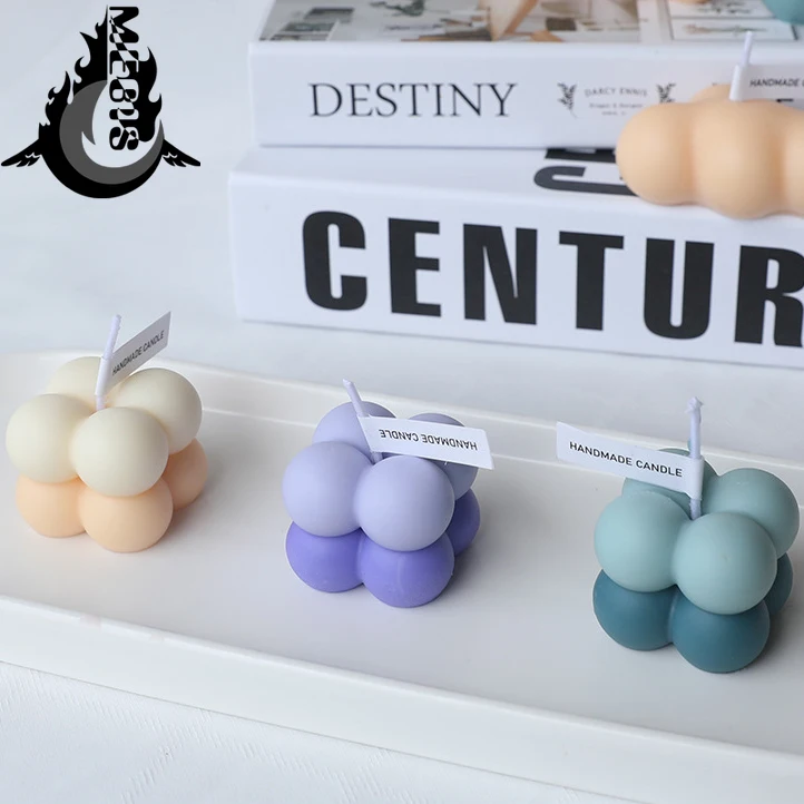 MEBIS rubik cube candles Cute Cube Decorated Scented Candles Gradient Color Aromatherapy Soy Wax For Home Decoration Photo Props
MEBIS rubik cube candles Cute Cube Decorated Scented Candles Gradient Color Aromatherapy Soy Wax For Home Decoration Photo Props