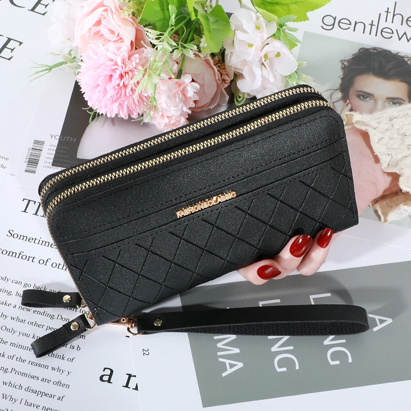 Long Women's Wallet Female Purses Tassel Coin Purse Card Holder Wallets Double Zipper Pu Leather Clutch Luxury Money Phone Bag
Long Women's Wallet Female Purses Tassel Coin Purse Card Holder Wallets Double Zipper Pu Leather Clutch Luxury Money Phone Bag