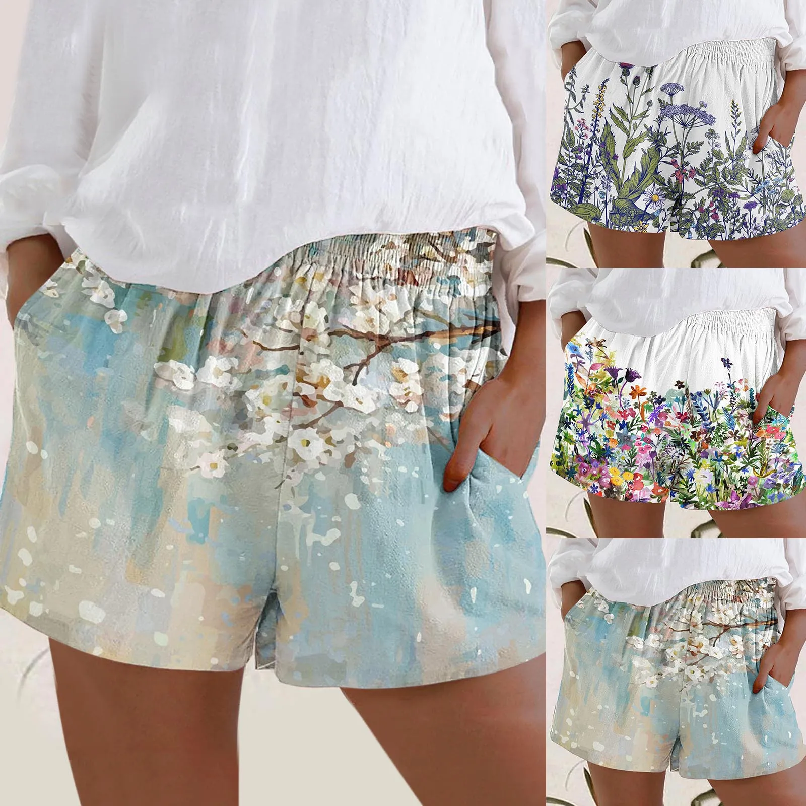3 Colors 2022 Hot Sale Casual Shorts For Women Summer Elastic Waist Comfy Shorts With Pocket Beach Shorts Workout Short In Stock
3 Colors 2022 Hot Sale Casual Shorts For Women Summer Elastic Waist Comfy Shorts With Pocket Beach Shorts Workout Short In Stock