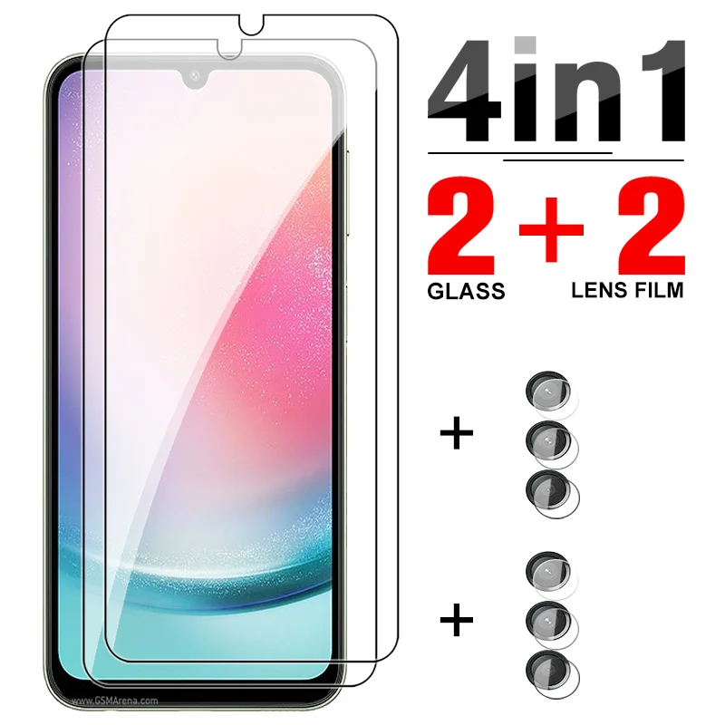 4in1 Full Cover Clear Tempered Glass For Samsung Galaxy A24 Screen Protectors For Samsung A24 A 24 24A 4G 6.5in Camera Lens Film
4in1 Full Cover Clear Tempered Glass For Samsung Galaxy A24 Screen Protectors For Samsung A24 A 24 24A 4G 6.5in Camera Lens Film