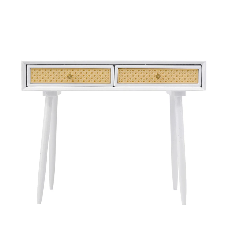 1:6 Dollhouse Miniature Desk Table Solid Wood Table Double Drawer Table Furniture Model Decor Toy
1:6 Dollhouse Miniature Desk Table Solid Wood Table Double Drawer Table Furniture Model Decor Toy
