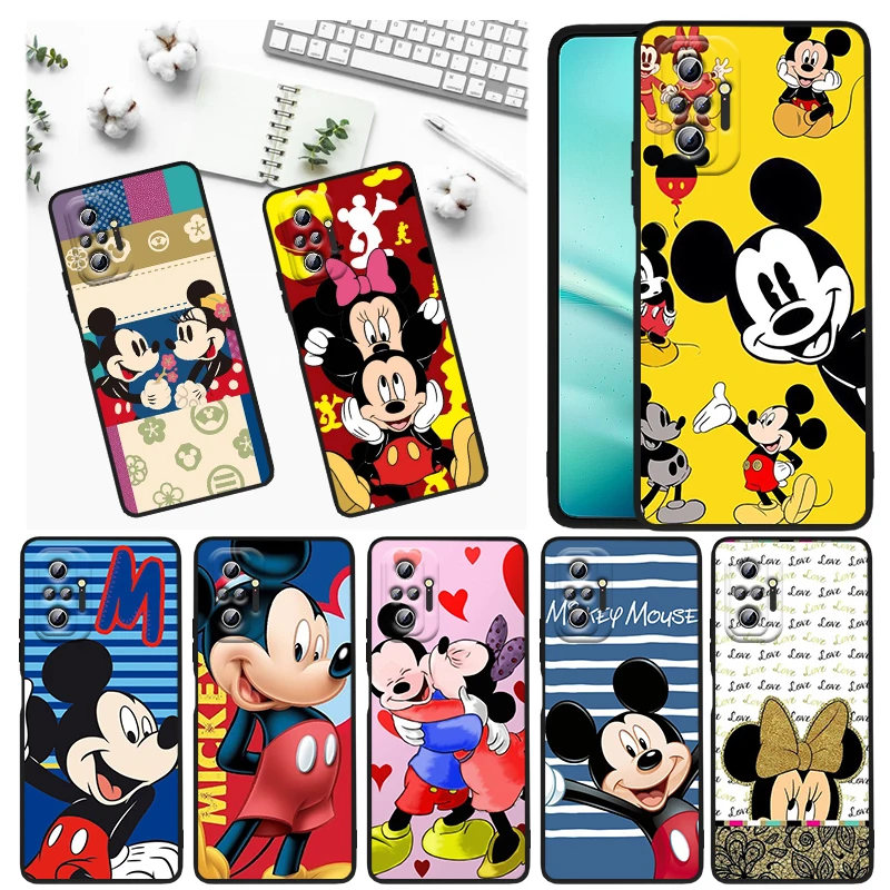 Disney Pink Minnie Mickey For Xiaomi Redmi Note 11E 11S 11 11T 10 10S 9 9T 9S 8 8T Pro 5G 7 5 Black Soft Phone Case Funda
Disney Pink Minnie Mickey For Xiaomi Redmi Note 11E 11S 11 11T 10 10S 9 9T 9S 8 8T Pro 5G 7 5 Black Soft Phone Case Funda