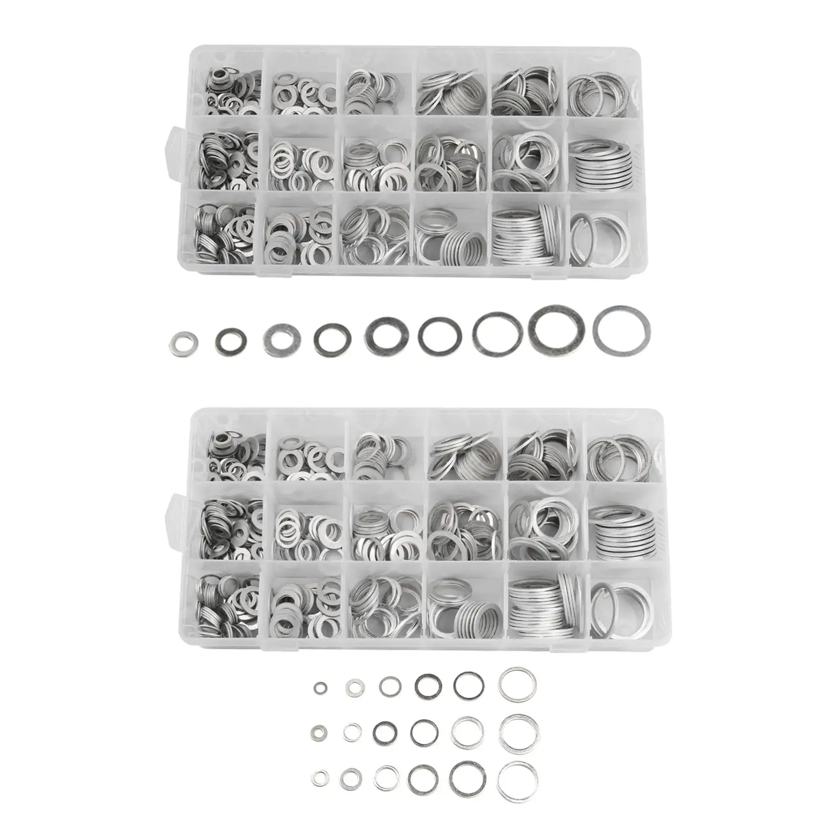 Ассортимент алюминиевых плоских шайб, прокладки, оборудование для ремонта автомобильных двигателей
Ассортимент алюминиевых плоских шайб, прокладки, оборудование для ремонта автомобильных двигателей