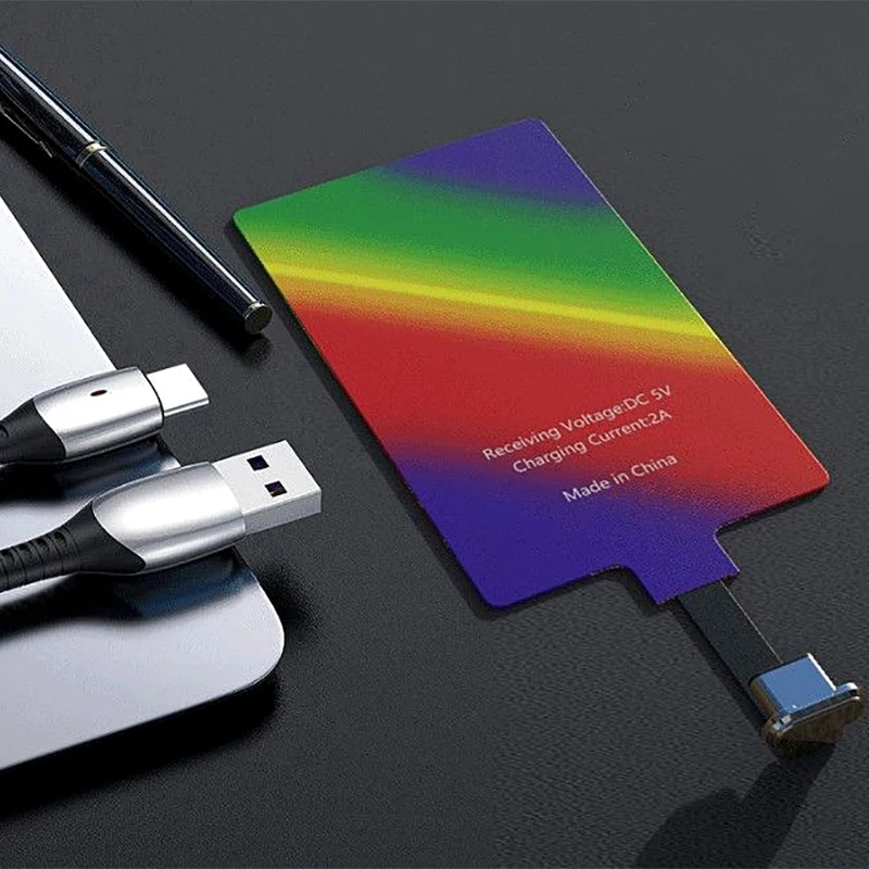 Wireless Charging Receiver 5V 2A 10W Fast Wireless Charging For Huawei Xiaomi Samsung Type-C Interface Wireless Charging Coil
Wireless Charging Receiver 5V 2A 10W Fast Wireless Charging For Huawei Xiaomi Samsung Type-C Interface Wireless Charging Coil