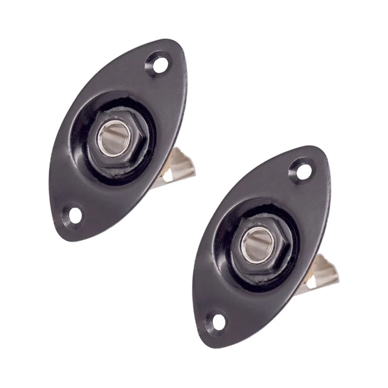Oval Indented Guitar Jack Plate30 BK Oval Indented Guitar Jack Plate & Socket Black High Quality, 2 Pack 
Oval Indented Guitar Jack Plate30 BK Oval Indented Guitar Jack Plate & Socket Black High Quality, 2 Pack
