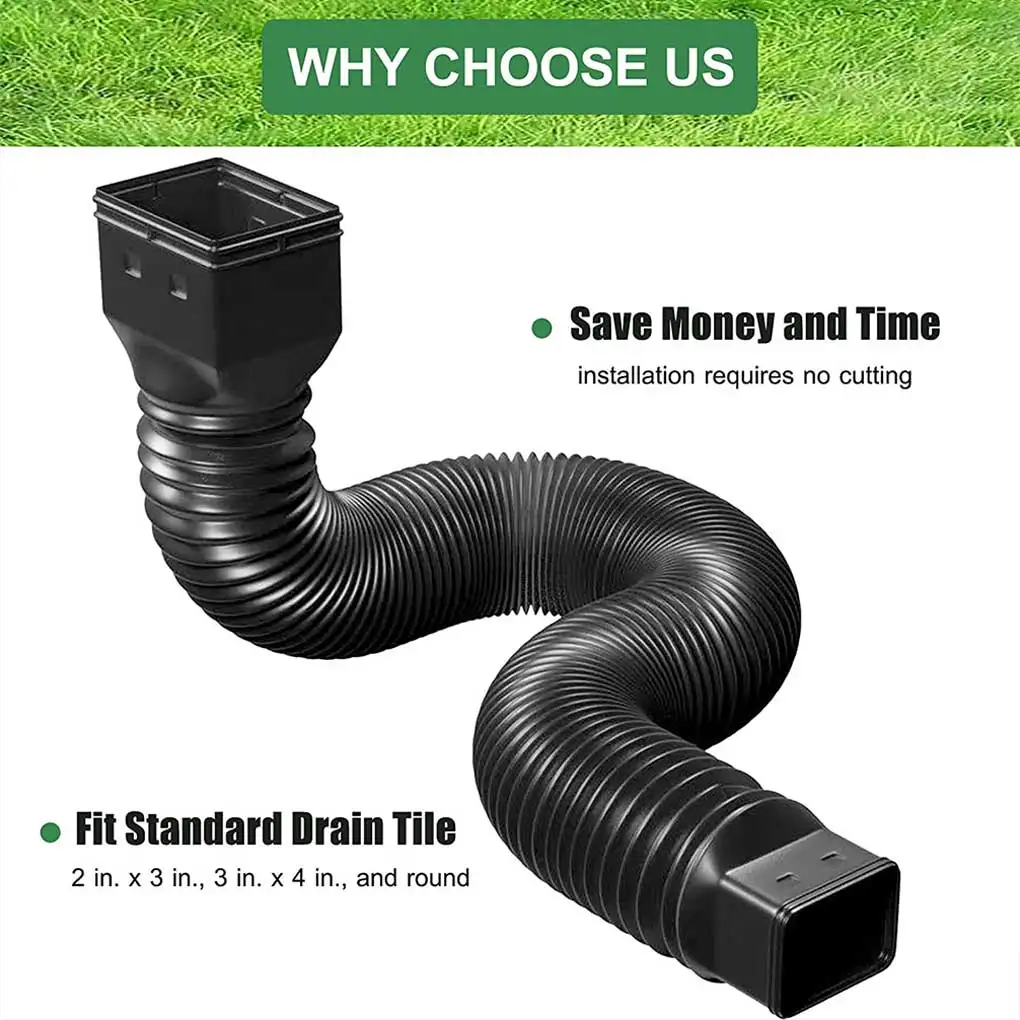 Pack of 2 Rain Gutter Downspout Extension Drain Down Spout Replacement
Pack of 2 Rain Gutter Downspout Extension Drain Down Spout Replacement