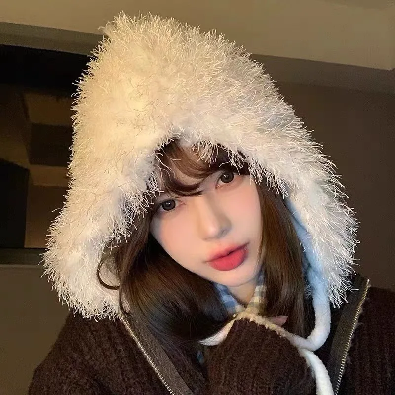 2022 Korea INS Fashion Niche Design Warm Ear Bomber Hat Women Winter Fairy Plush Winter Cold Hat for Christmas New Year Gift
2022 Korea INS Fashion Niche Design Warm Ear Bomber Hat Women Winter Fairy Plush Winter Cold Hat for Christmas New Year Gift