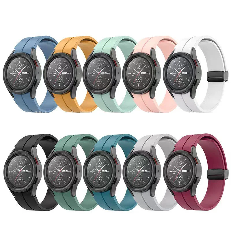 Ремешок силиконовый для Samsung Galaxy Watch 5/pro/4 classic, спортивный магнитный браслет для смарт-часов 44 мм 40 мм 46 мм 42 мм, 45 мм
Ремешок силиконовый для Samsung Galaxy Watch 5/pro/4 classic, спортивный магнитный браслет для смарт-часов 44 мм 40 мм 46 мм 42 мм, 45 мм