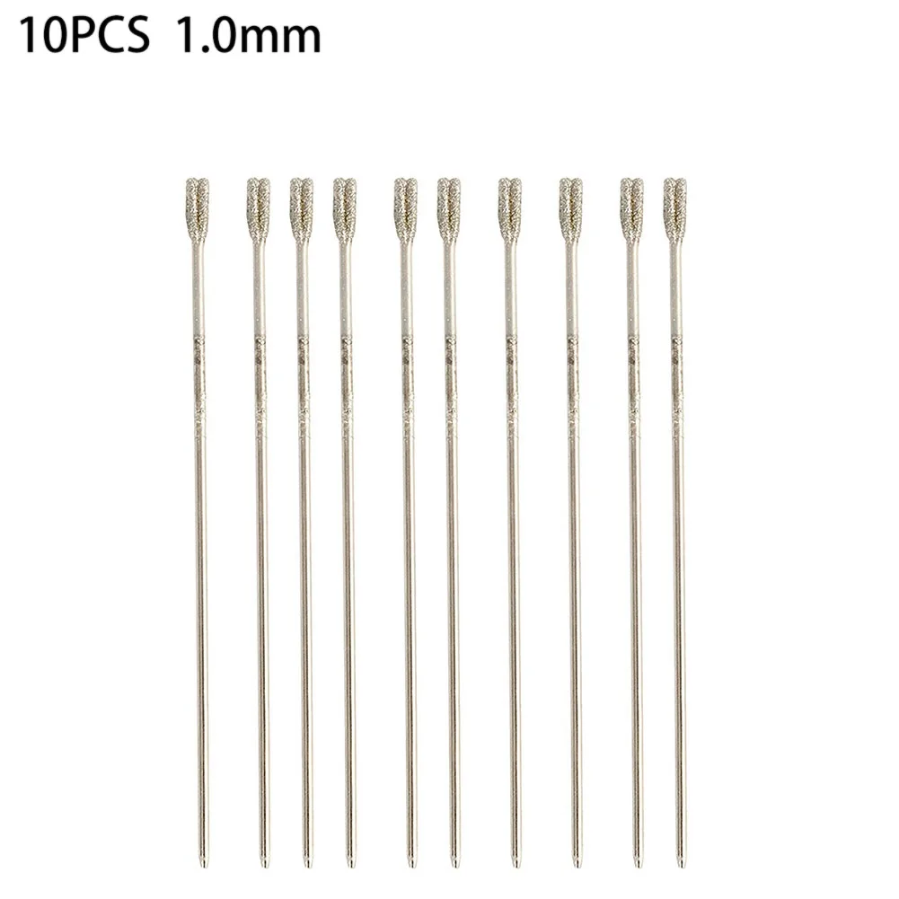 1-2.4mm Diamond drill bit For jade stone jewelry hollow saw Tile glass drill bit 10pcs New High Quality Useful
1-2.4mm Diamond drill bit For jade stone jewelry hollow saw Tile glass drill bit 10pcs New High Quality Useful