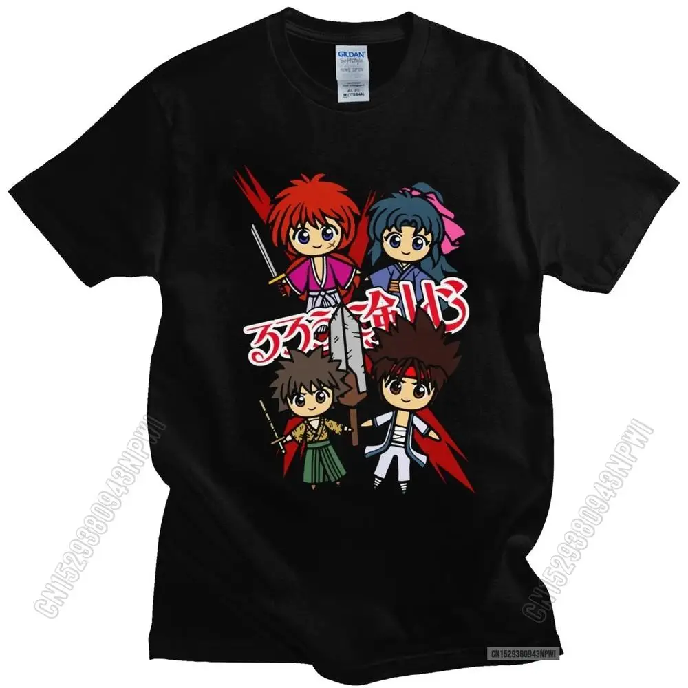 Kawaii Rurouni Kenshin Tee Tops Men Fashion Anime Manga Meiji Swordsman Samurai X T Shirt Pure Cotton T-Shirt Apparel Gift
Kawaii Rurouni Kenshin Tee Tops Men Fashion Anime Manga Meiji Swordsman Samurai X T Shirt Pure Cotton T-Shirt Apparel Gift