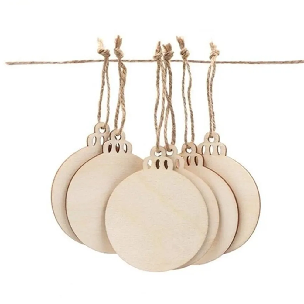 Pendant Xmas Decor 20pcs Ball Wood Chips 2pcs Rope 9*7.2cm Christmas Tree Ornaments Draw Your Favorite Pattern
Pendant Xmas Decor 20pcs Ball Wood Chips 2pcs Rope 9*7.2cm Christmas Tree Ornaments Draw Your Favorite Pattern