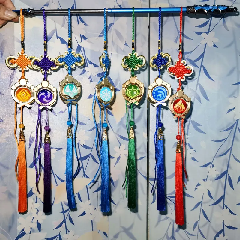 Hot Genshin Impact Mondstadt Keychains Eye of God 7 Element Luminous Weapons Tassels Pendant Key Chain for Friend Gift Jewelry
Hot Genshin Impact Mondstadt Keychains Eye of God 7 Element Luminous Weapons Tassels Pendant Key Chain for Friend Gift Jewelry