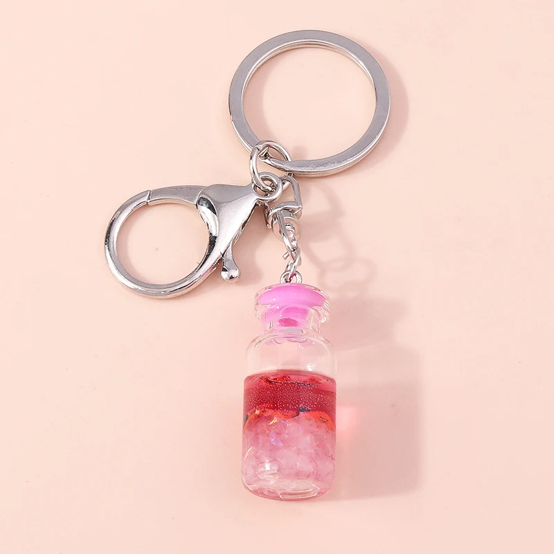 Cute Fruit Drifting Bottle Pendants Keychains for Car Key Souvenir Gift for Women Men Handbag Key Chains DIY Jewelry Accessories
Cute Fruit Drifting Bottle Pendants Keychains for Car Key Souvenir Gift for Women Men Handbag Key Chains DIY Jewelry Accessories