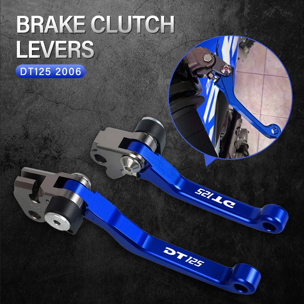For YAMAHA DT125 2006 CNC Aluminum Motorcoss Pit Dirt Bike Pivot Foldable Brake Clutch Levers With LOGO DT125
For YAMAHA DT125 2006 CNC Aluminum Motorcoss Pit Dirt Bike Pivot Foldable Brake Clutch Levers With LOGO DT125