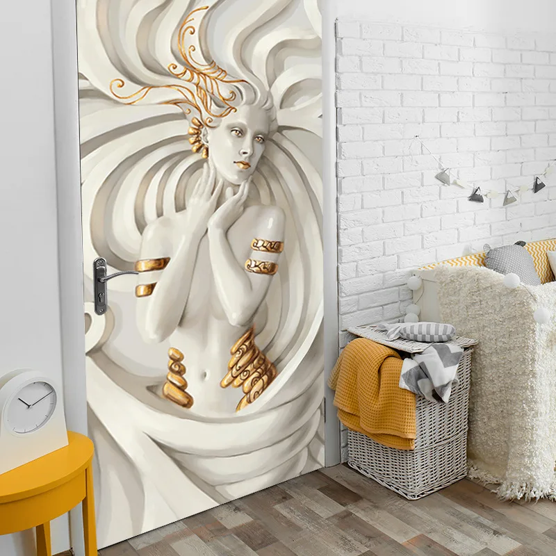 Wooden door renovation 3D door stickers European embossed beauty stickers bedroom porch decorative wall stickers
Wooden door renovation 3D door stickers European embossed beauty stickers bedroom porch decorative wall stickers