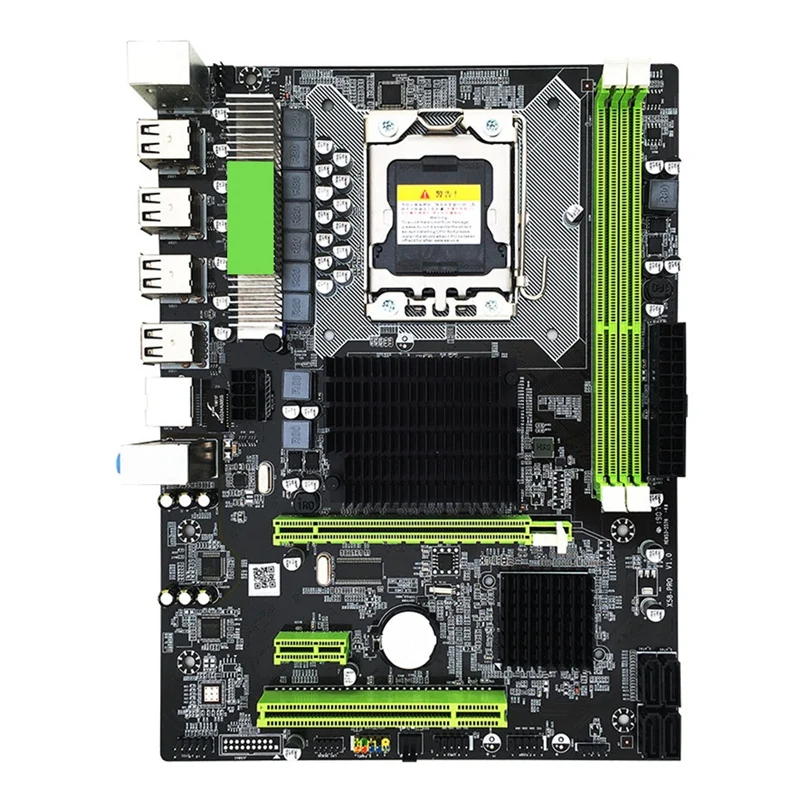 Фото Материнская плата X58 PRO LGA 1366 DDR3 DIMM PCIE X16 8 материнская с USB интерфейсом поддерживает