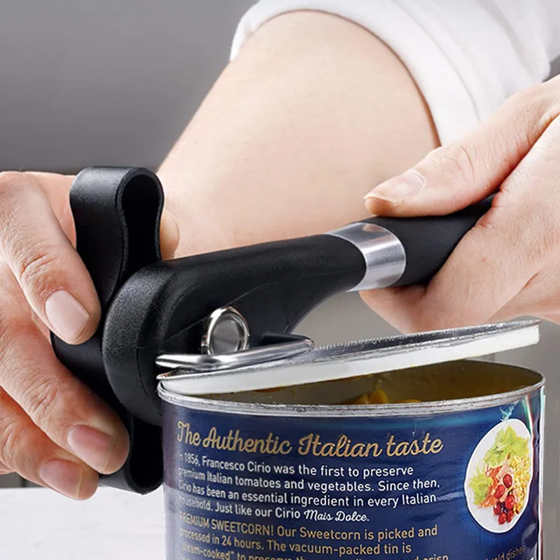 Safe Cut Can Opener, Smooth Edge Can Opener handheld, Food Grade Stainless Steel Cutting Can Opener for Kitchen & Restaurant
Safe Cut Can Opener, Smooth Edge Can Opener handheld, Food Grade Stainless Steel Cutting Can Opener for Kitchen & Restaurant