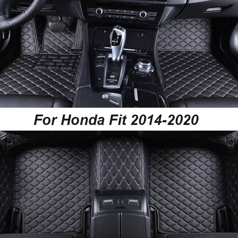 Автомобильные коврики для Honda Fit 2014-2020, Прямая поставка, аксессуары для автомобильного интерьера, кожаные коврики, коврики, подкладки для ног
Автомобильные коврики для Honda Fit 2014-2020, Прямая поставка, аксессуары для автомобильного интерьера, кожаные коврики, коврики, подкладки для ног