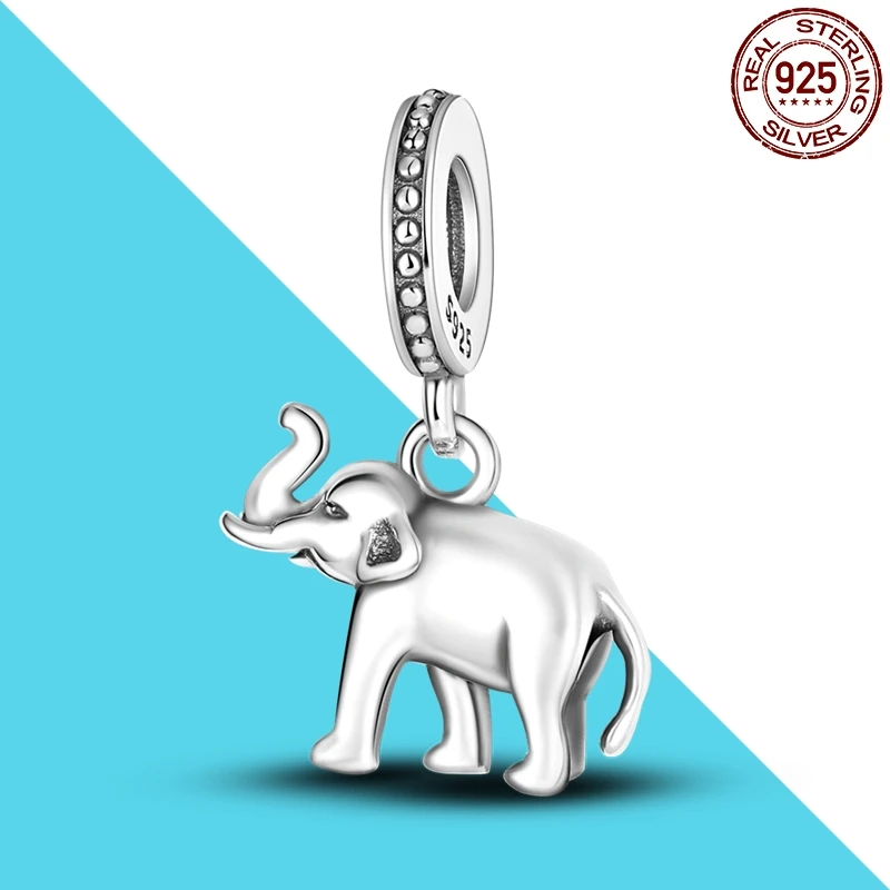 Elephant 925 Silver Dangle Charms Fit Original Pandora Charm Bracelet DIY Fine Jewelry Making For Friend
Elephant 925 Silver Dangle Charms Fit Original Pandora Charm Bracelet DIY Fine Jewelry Making For Friend