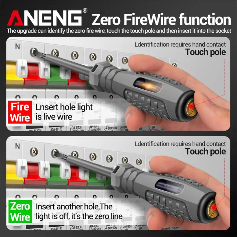 Non-contact Electric Voltage Tester Pencil Screwdriver Test Pen Voltmeter Power Detector Electrical Screwdriver Indicator
Non-contact Electric Voltage Tester Pencil Screwdriver Test Pen Voltmeter Power Detector Electrical Screwdriver Indicator