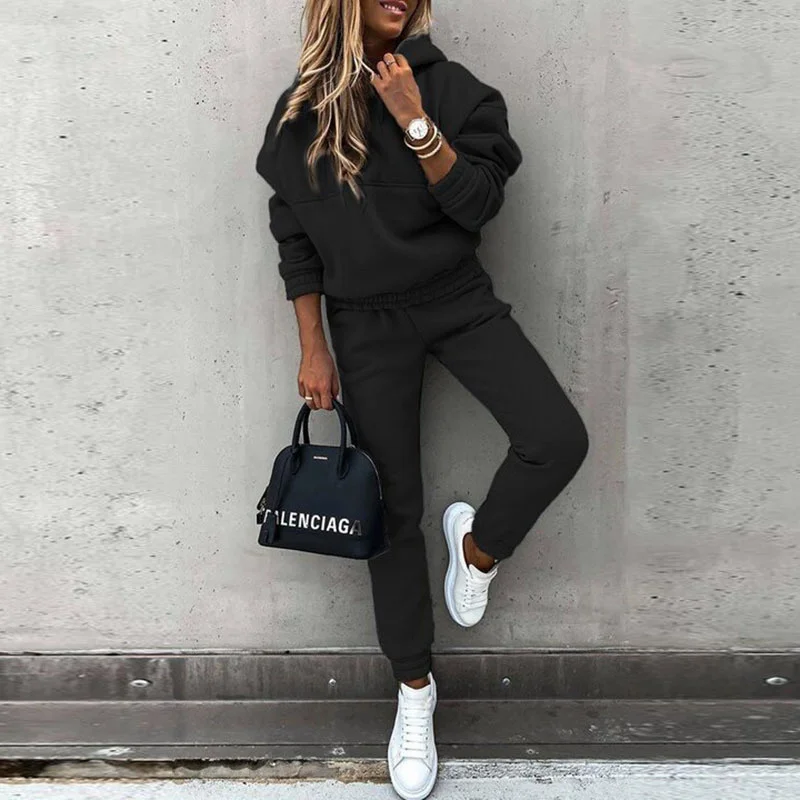 2022 Casual Tracksuit Hoodies Suit Winter Long Sleeve Sports Sweatshirts Leisure Pullover Sweatpants Outfits Two-piece Set
2022 Casual Tracksuit Hoodies Suit Winter Long Sleeve Sports Sweatshirts Leisure Pullover Sweatpants Outfits Two-piece Set