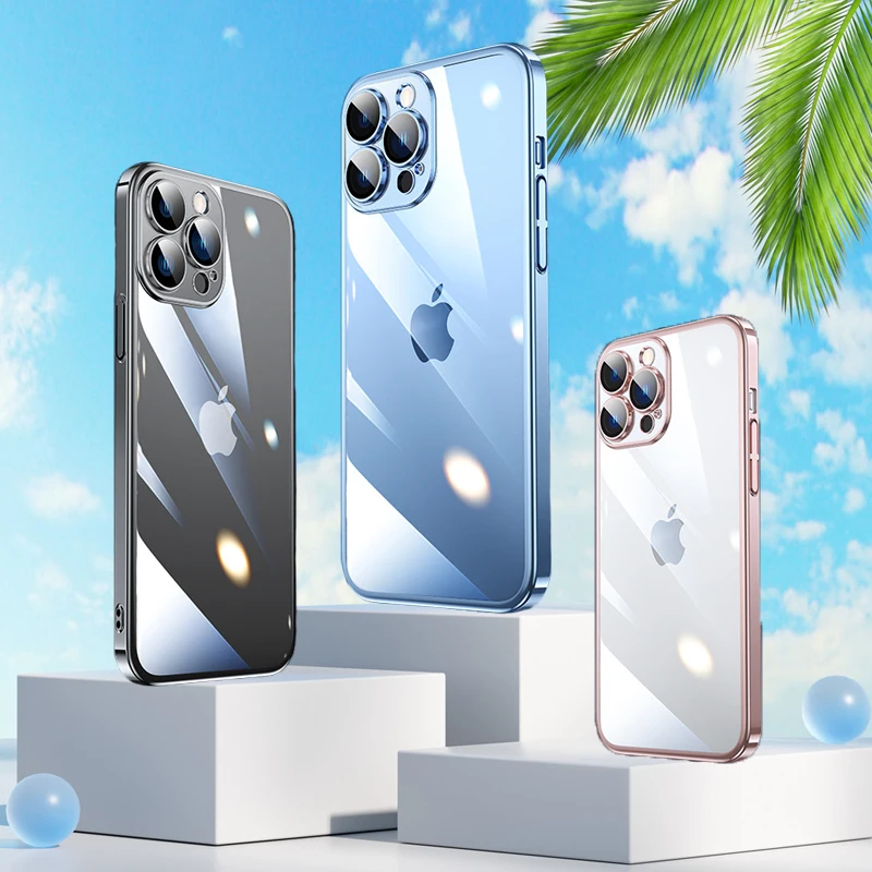 For iPhone 11 Case Luxury Plating Clear Silicone Case For iPhone 14 13 12 Pro Max X XR XS Lens Protective Case Back Cover 
For iPhone 11 Case Luxury Plating Clear Silicone Case For iPhone 14 13 12 Pro Max X XR XS Lens Protective Case Back Cover