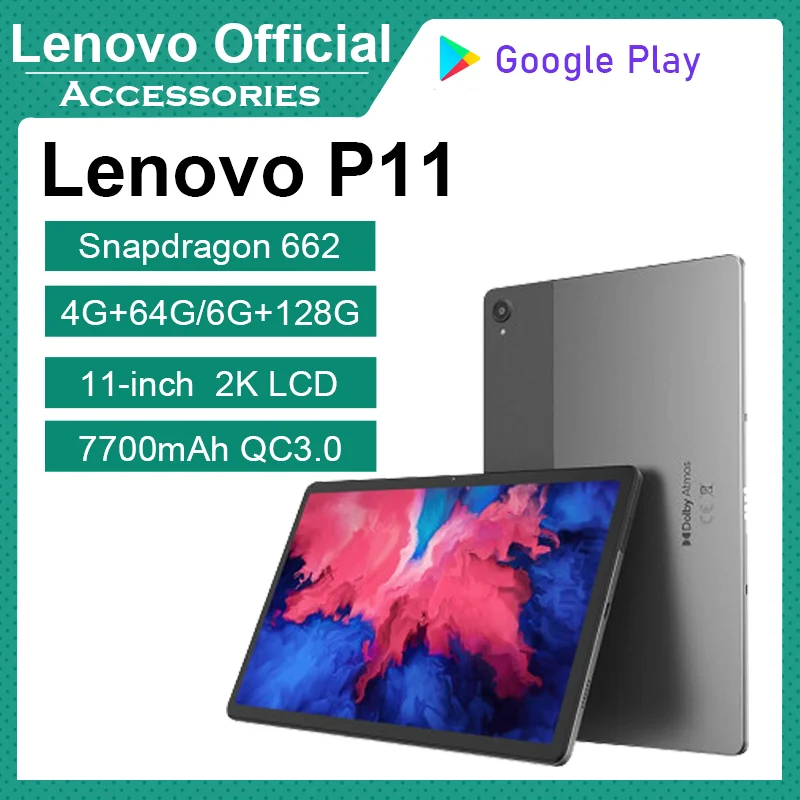 

Global Firmware Lenovo Xiaoxin Pad P11 Snapdragon 662 Octa-Core 4G/6GB Ram 64G/128GB Rom 11inch 2000*1200 7700mAh Android 10