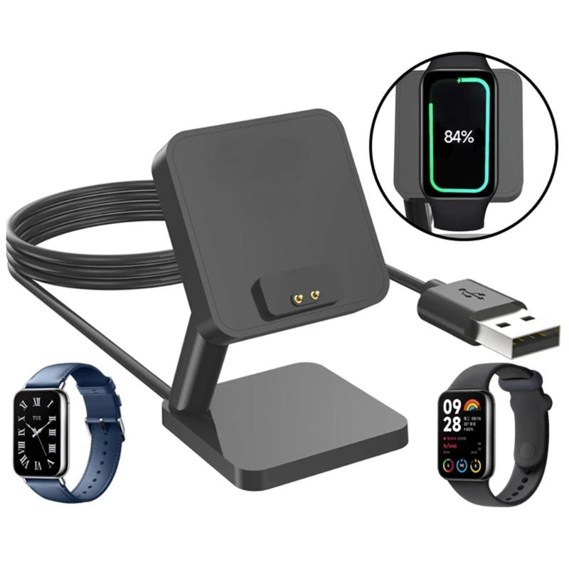 Smartwatch Stand Dock Cord Bracket Suitable for MiBand 8 USB Charging Cable Holder Power Adapter Base Cable
Smartwatch Stand Dock Cord Bracket Suitable for MiBand 8 USB Charging Cable Holder Power Adapter Base Cable