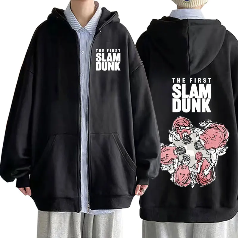 Anime The First Slam Dunk Zipper Hoodie Sakuragi Hanamichi Kaede Rukawa Graphic Zip Up Hoodies Men Women Hooded Sweatshirt Coats
Anime The First Slam Dunk Zipper Hoodie Sakuragi Hanamichi Kaede Rukawa Graphic Zip Up Hoodies Men Women Hooded Sweatshirt Coats
