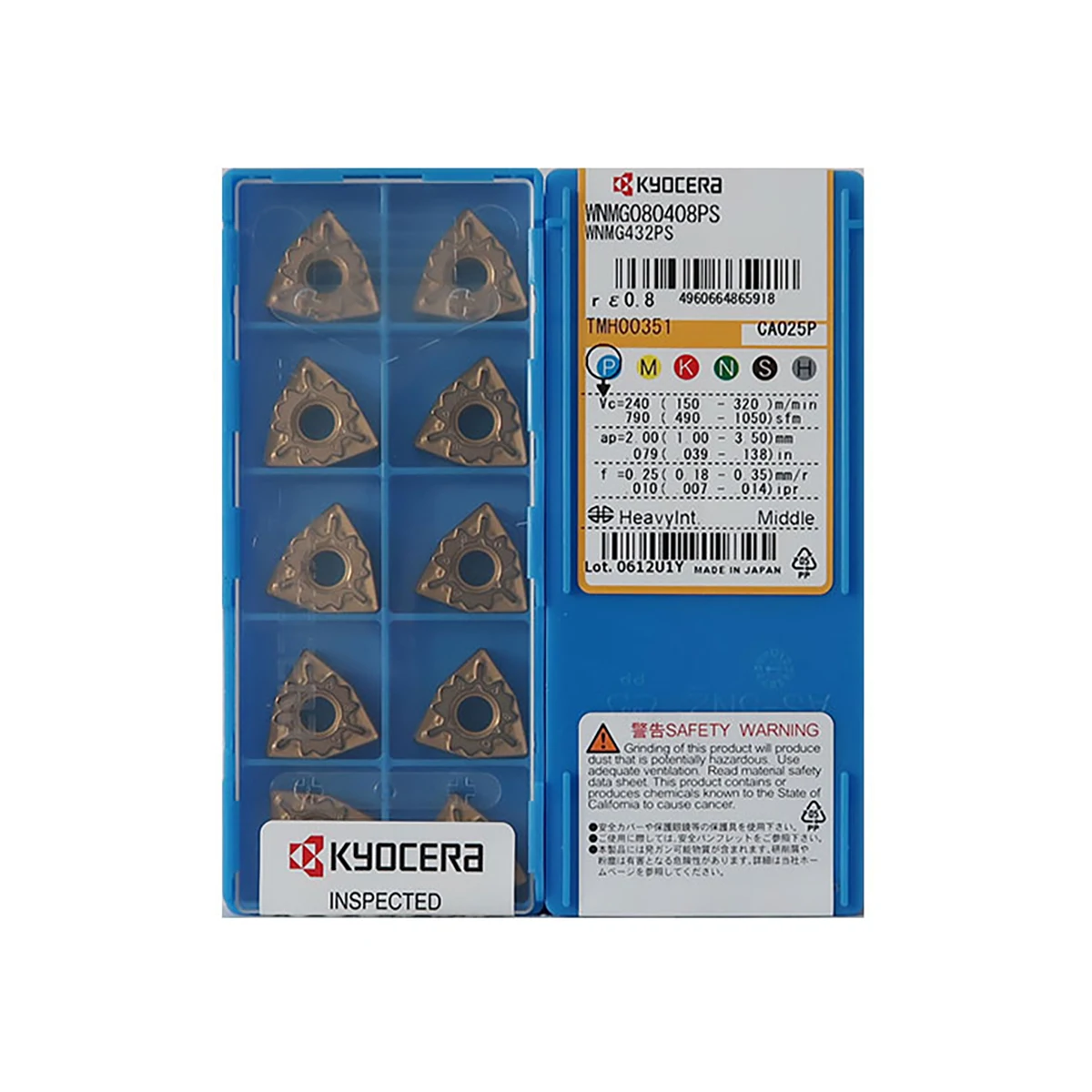 Kyocer a 100% Original WNMG WNMG08 WNMG0804 WNMG080408 WNMG080408PS CA025P Turning Inserts
Kyocer a 100% Original WNMG WNMG08 WNMG0804 WNMG080408 WNMG080408PS CA025P Turning Inserts