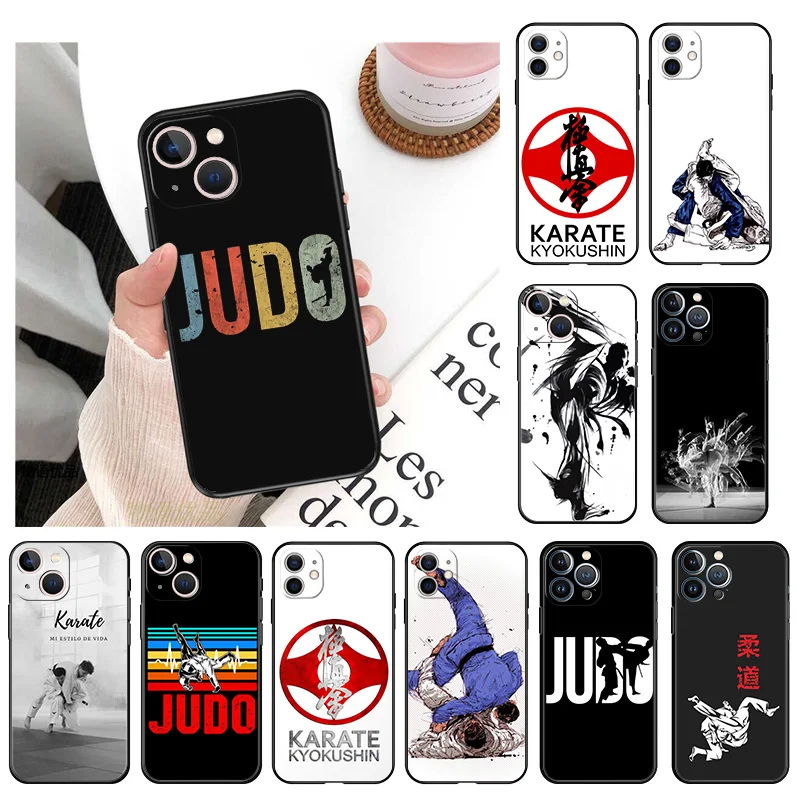 Black Silicone Karate Power Judo Phone Case for iphone 14ProMax 13 11 12 Pro XS Max Mini XR SE 2022 8 7 14 Plus X Soft Cover
Black Silicone Karate Power Judo Phone Case for iphone 14ProMax 13 11 12 Pro XS Max Mini XR SE 2022 8 7 14 Plus X Soft Cover