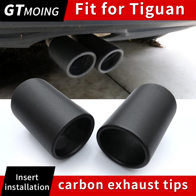 1/2pcs Car Exhaust Systems Muffler Tips Pipes Nozzle Universal Carbon Fiber for Volkswagen VW Tiguan Auto Modified Accessories
1/2pcs Car Exhaust Systems Muffler Tips Pipes Nozzle Universal Carbon Fiber for Volkswagen VW Tiguan Auto Modified Accessories