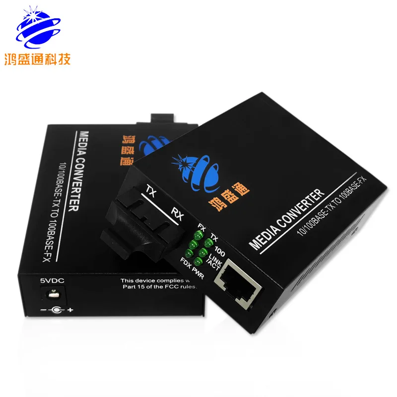100M Media Converter HST-F2011-SCA 1310nm Single Mode Dual Fiber Fiber Transceiver SC Interface Up to 20km 1 Fiber 1 Electronic
100M Media Converter HST-F2011-SCA 1310nm Single Mode Dual Fiber Fiber Transceiver SC Interface Up to 20km 1 Fiber 1 Electronic