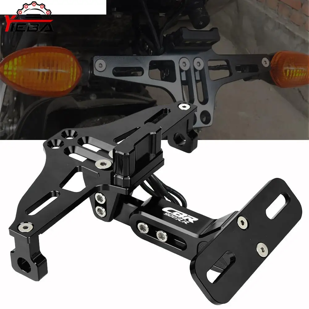 Motorcycle Adjustable CNC Aluminum License Number Plate Frame Holder Bracket LED Light For Honda CBR900RR CBR 900 RR 1993-1999
Motorcycle Adjustable CNC Aluminum License Number Plate Frame Holder Bracket LED Light For Honda CBR900RR CBR 900 RR 1993-1999