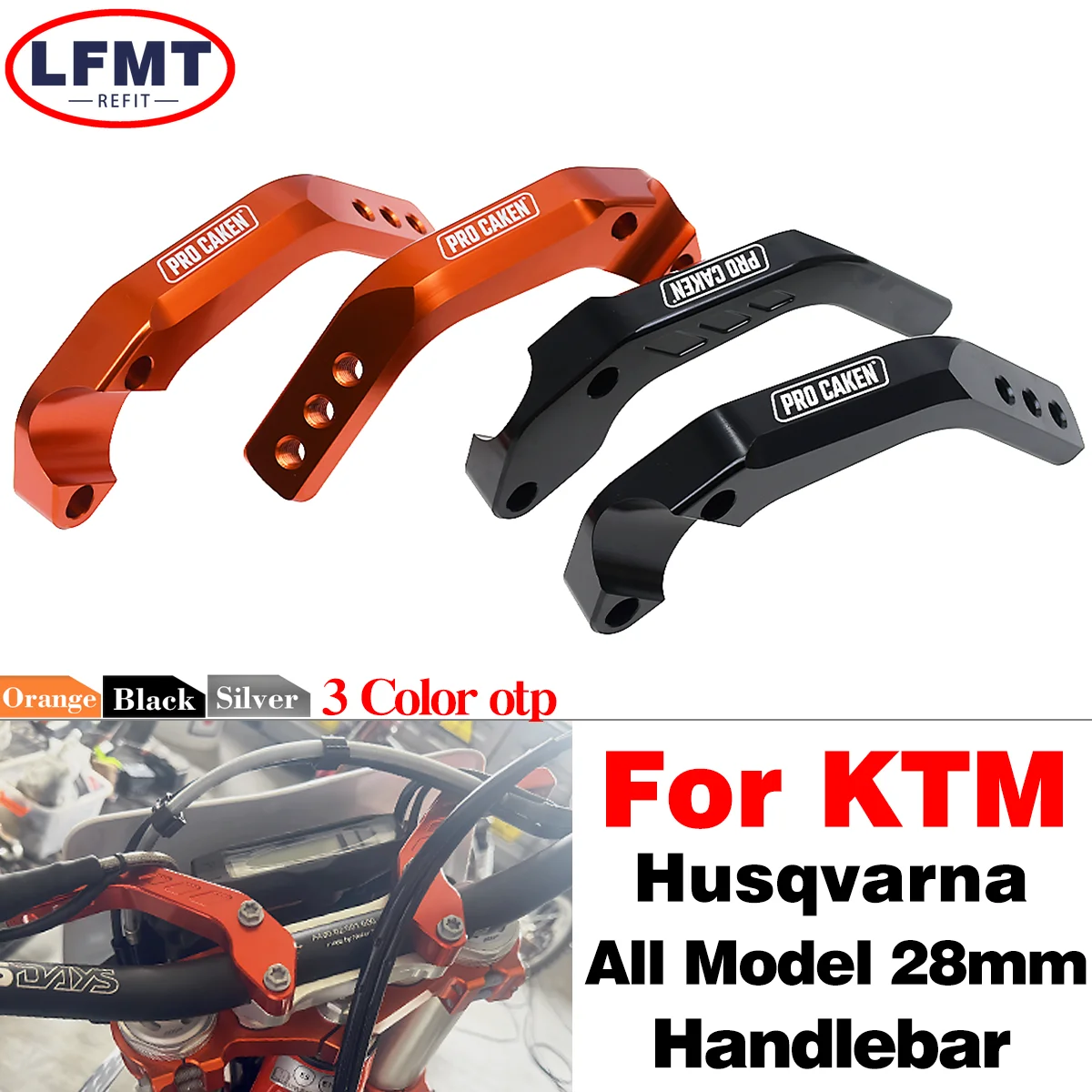 Крепление на руль для мотоцикла KTM Yamaha Honda Kawasaki Suzuki CNC 1/8 дюйма 28 мм