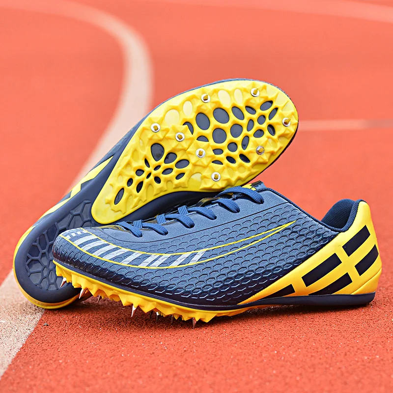 Men's non-slip track and field shoes professional competition nail shoes wear-resistant lightweight long jump shoes running shoe
Men's non-slip track and field shoes professional competition nail shoes wear-resistant lightweight long jump shoes running shoe