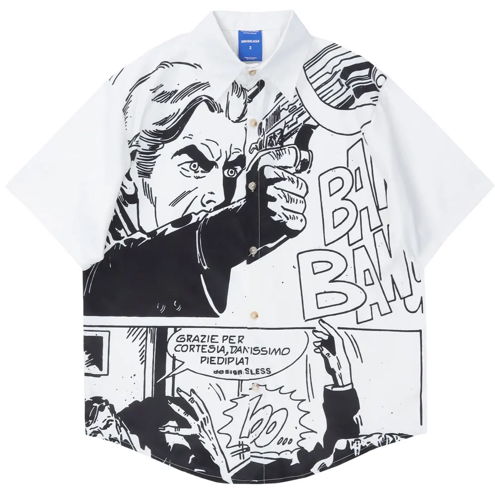 T Shirt for Men Cartoon Comic Print Men Clothing 2022 Cotton Casual Streetwear Summer Short Sleeve Blouses Oversized Men's Shirt
T Shirt for Men Cartoon Comic Print Men Clothing 2022 Cotton Casual Streetwear Summer Short Sleeve Blouses Oversized Men's Shirt