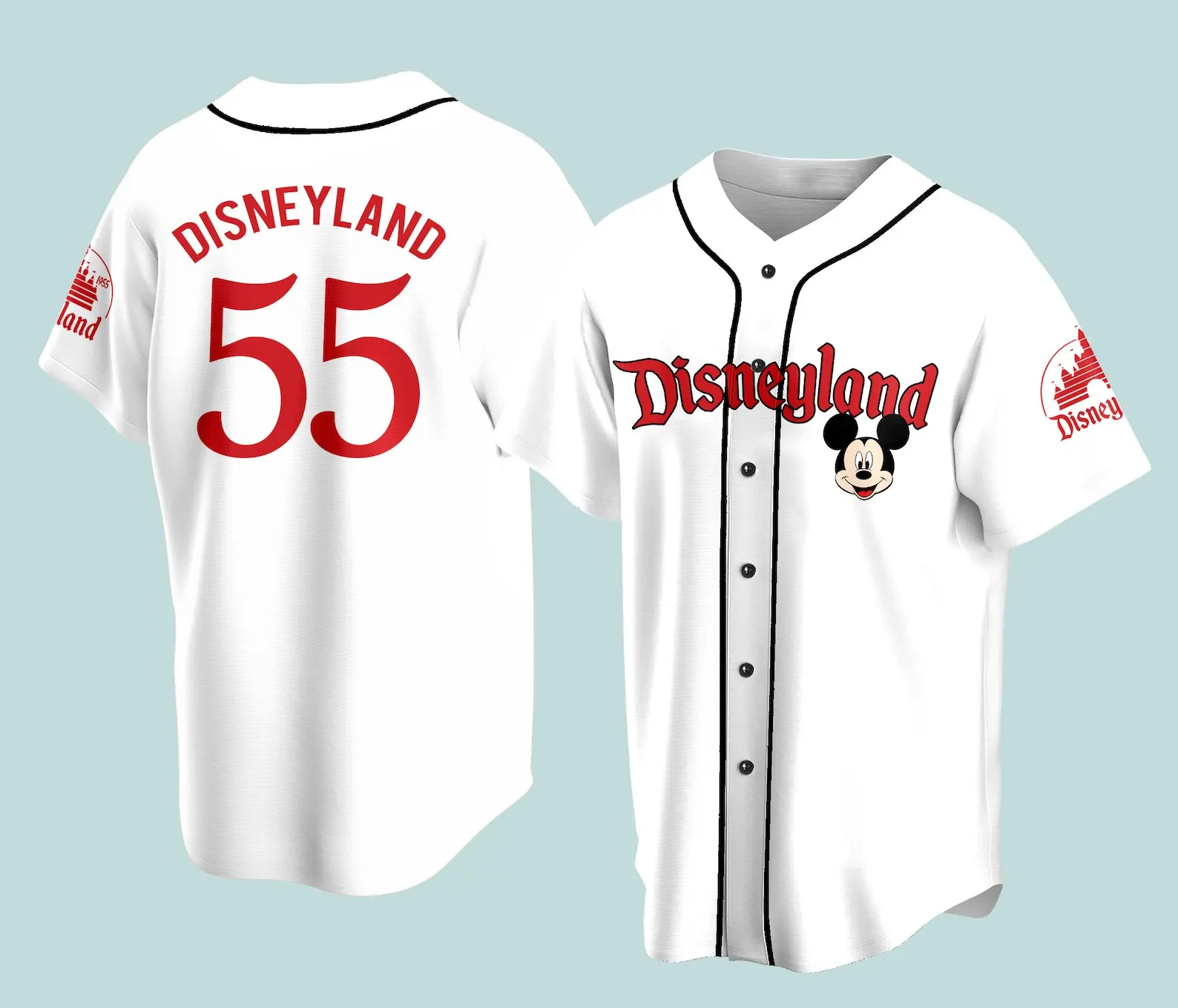 

Disneyyland Family Trip Baseball Jersey Mickey And Friends Family Baseball Jersey WDW Magic Kingdom Baseball Jersey Men's Shirt