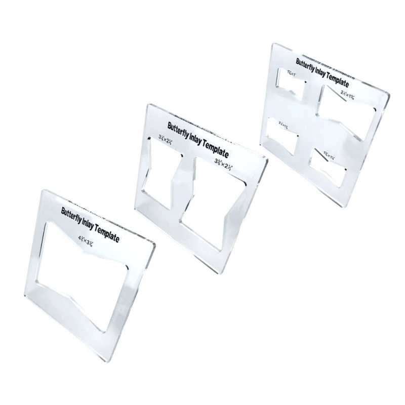 Inlay Template Router Slotting Cutting Bow-Tie Joint Tool
Inlay Template Router Slotting Cutting Bow-Tie Joint Tool