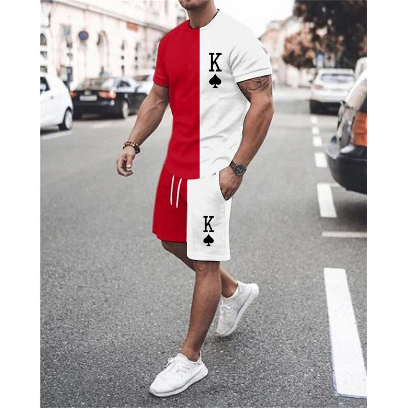 Mens Clothing Streetwear t shirts Men Suit T-shirt and Shorts Summer New 2 Piece Sets Tracksuit Men's Oversized Clothes
Mens Clothing Streetwear t shirts Men Suit T-shirt and Shorts Summer New 2 Piece Sets Tracksuit Men's Oversized Clothes