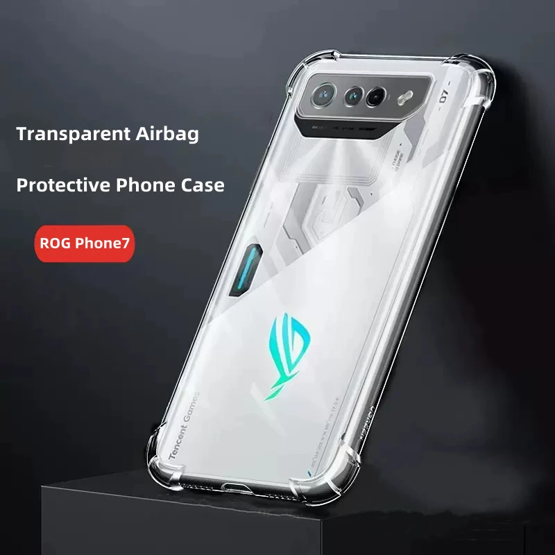 Case For ASUS ROG Phone 7 7 Ultimate Transparent Airbag Shockproof Drop Protection Phone Case For ROG Phone7 Soft Silicone Cover 
Case For ASUS ROG Phone 7 7 Ultimate Transparent Airbag Shockproof Drop Protection Phone Case For ROG Phone7 Soft Silicone Cover